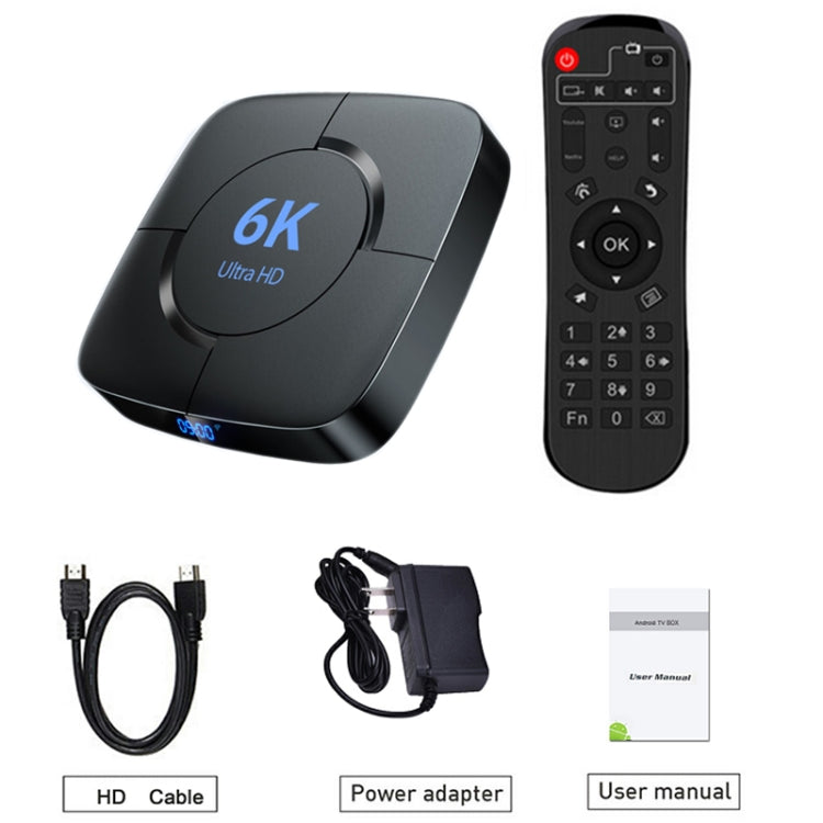 6K Ultra HD Android 12.0 Smart TV Box with Remote Control, 4GB+64GB, Allwinner H616 1.5GHZ Quad-Core(US Plug) - Others by PMC Jewellery | Online Shopping South Africa | PMC Jewellery | Buy Now Pay Later Mobicred