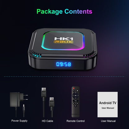 HK1 RBOX K8 8K Android 13.0 Smart TV Box with Remote Control, 4GB+32GB, RK3528 Quad-Core(US Plug) - Others by PMC Jewellery | Online Shopping South Africa | PMC Jewellery | Buy Now Pay Later Mobicred