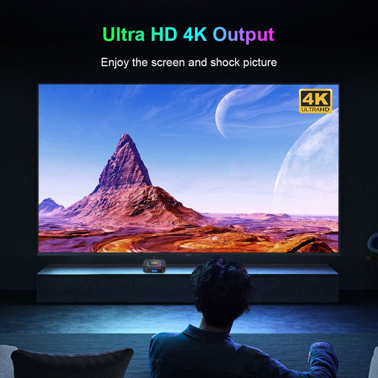 HK1 RBOX K8 8K Android 13.0 Smart TV Box with Remote Control, 4GB+64GB, RK3528 Quad-Core(US Plug) - Others by PMC TechLife | Online Shopping South Africa | PMC TechLife | Buy Now Pay Later Mobicred
