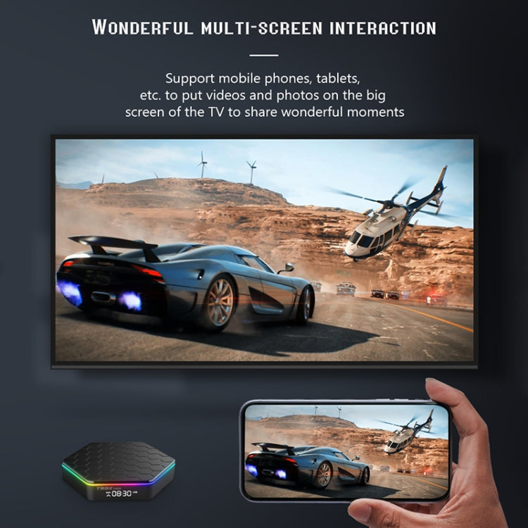 T95Z Plus 8K WiFi6 Android 12.0 Smart TV Box with Remote Control, 4GB+128GB, Allwinner H618 Quad-Core(EU Plug) - Others by PMC TechLife | Online Shopping South Africa | PMC TechLife | Buy Now Pay Later Mobicred