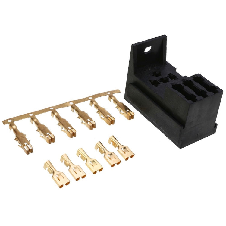 24V 5 Pin Car RV Engine Compartment Multi-Way Fuse Holder 3 Ways With Relay Holder - Fuse by PMC TechLife | Online Shopping South Africa | PMC TechLife | Buy Now Pay Later Mobicred