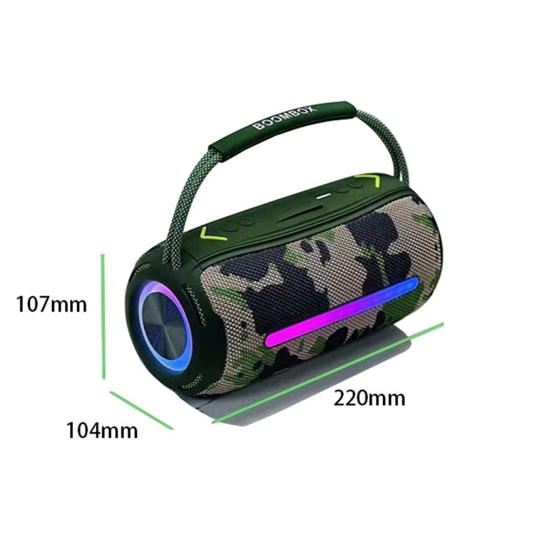 T&G X360 20W RGB Colorful Bluetooth Speaker Portable Outdoor 3D Stereo Speaker(Blue) - Desktop Speaker by T&G | Online Shopping South Africa | PMC Jewellery | Buy Now Pay Later Mobicred