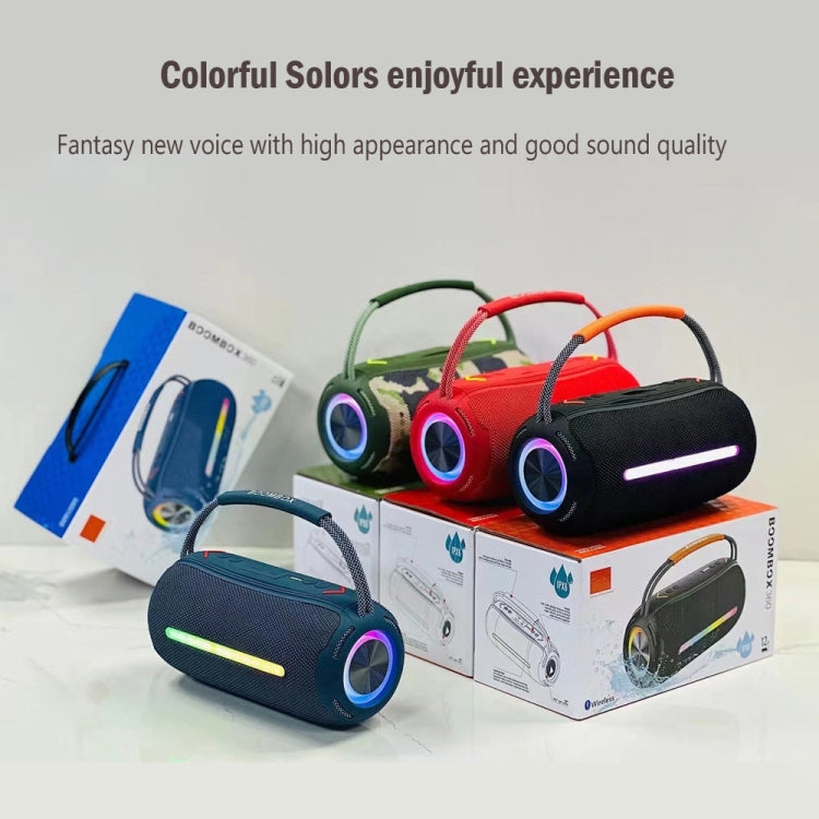 T&G X360 20W RGB Colorful Bluetooth Speaker Portable Outdoor 3D Stereo Speaker(Black) - Desktop Speaker by T&G | Online Shopping South Africa | PMC Jewellery | Buy Now Pay Later Mobicred