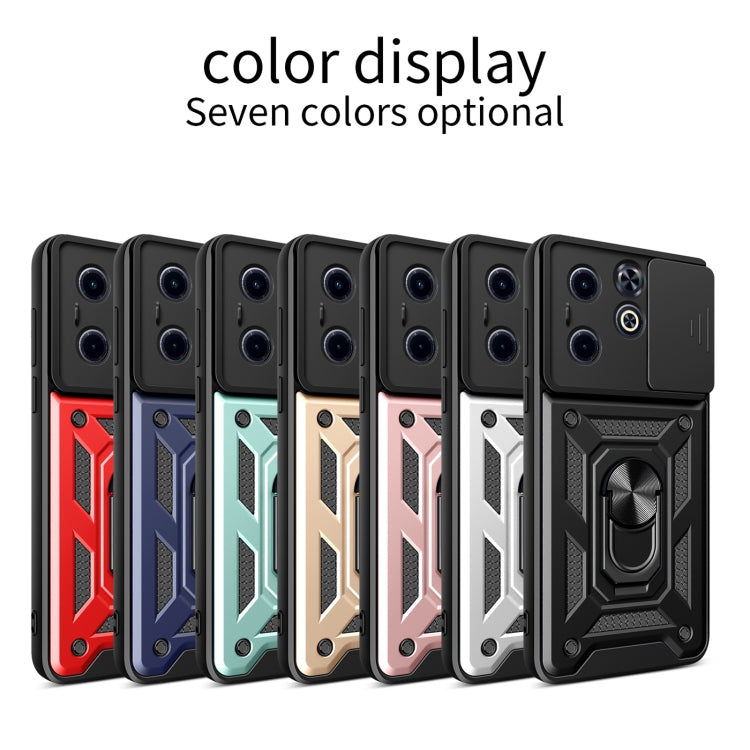 For Infinix Hot 40i / Smart 8 Sliding Camera Cover Design TPU+PC Phone Case(Blue) - free shipping - PMC TechLife - Order now!