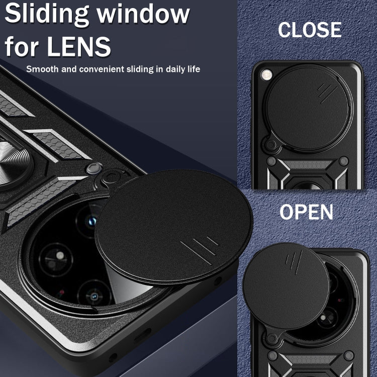 For Infinix Zero 40 4G Sliding Camera Cover Design TPU+PC Phone Case(Blue) - free shipping - PMC TechLife - Order now!