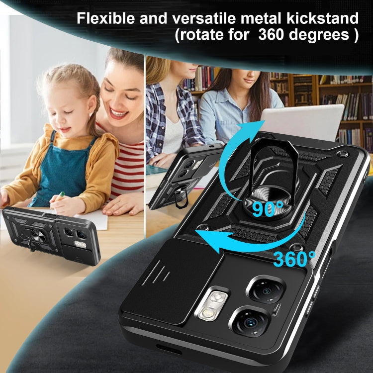 For Infinix Smart 9 / Hot 50i Sliding Camera Cover Design TPU+PC Phone Case(Blue) - free shipping - PMC TechLife - Order now!