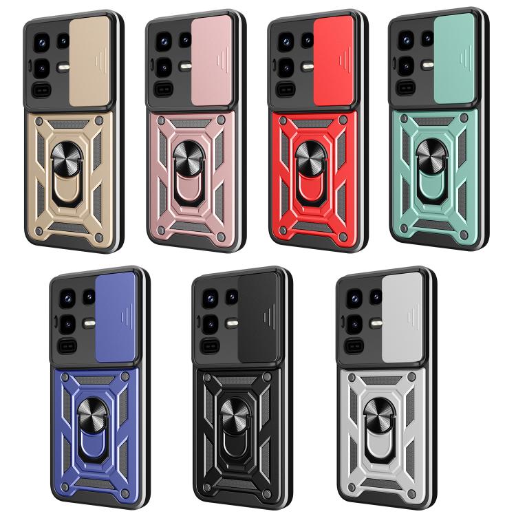 For Infinix Note 50 Pro 4G Sliding Camera Cover Design TPU+PC Phone Case(Blue) - free shipping - PMC TechLife - Order now!