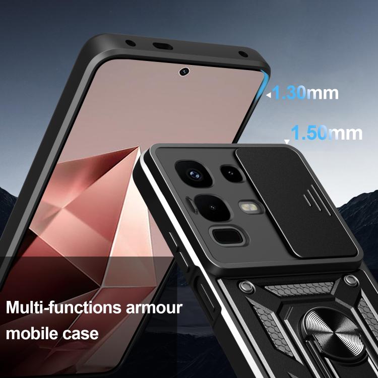 For Infinix Note 50x Sliding Camera Cover Design TPU+PC Phone Case(Blue) - free shipping - PMC TechLife - Order now!