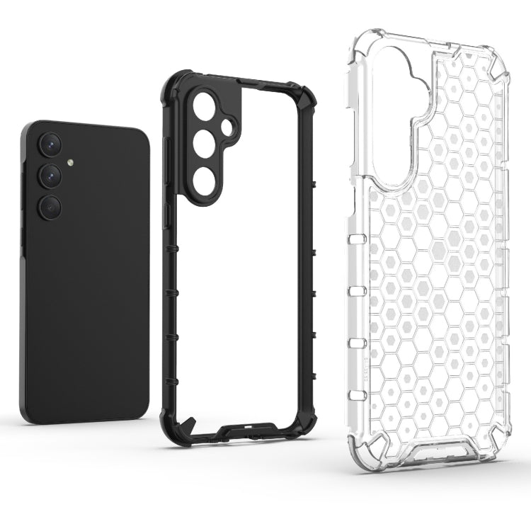 For Samsung Galaxy A35 5G Shockproof Honeycomb PC + TPU Protective Phone Case(White) - Galaxy Phone Cases by PMC Jewellery | Online Shopping South Africa | PMC Jewellery