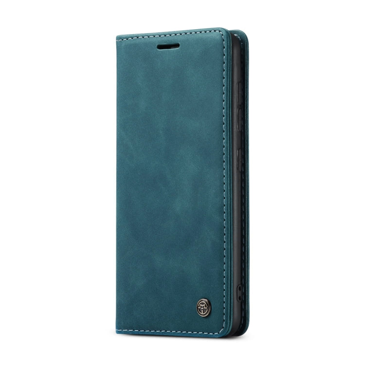 For Samsung Galaxy A21S CaseMe-013 Multifunctional Retro Frosted Horizontal Flip Leather Case with Card Slot & Holder & Wallet(Blue) - Galaxy Phone Cases by CaseMe | Online Shopping South Africa | PMC Jewellery | Buy Now Pay Later Mobicred