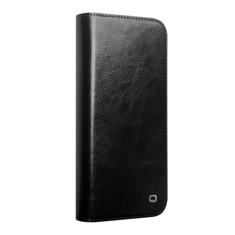 For iPhone 16 Pro Max QIALINO Classic Genuine Leather Phone Case(Black) - free shipping - PMC Jewellery - Order now!
