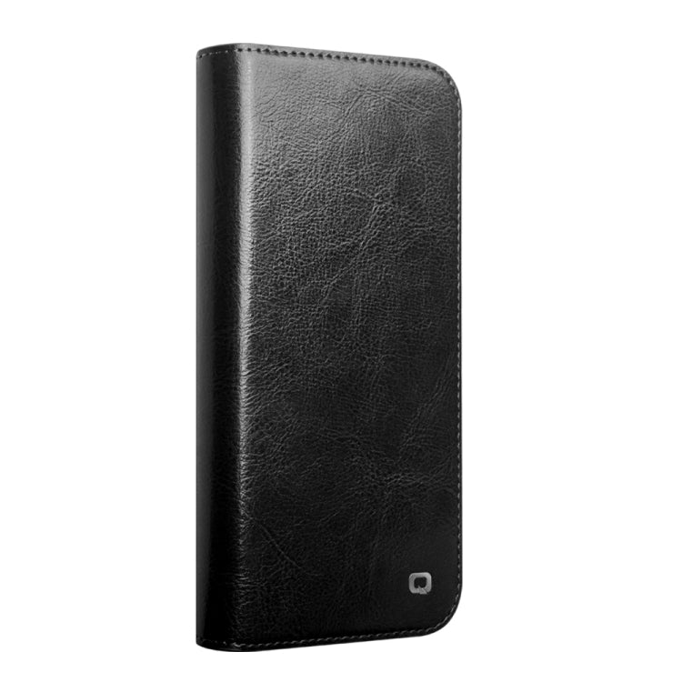 For iPhone 16 Plus QIALINO Classic Genuine Leather Phone Case(Black) - free shipping - PMC Jewellery - Order now!