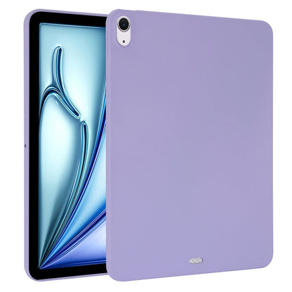 For iPad Air 11 2024 Oil Spray Skin-friendly TPU Tablet Case(Purple) - iPad Air 11 2024 Cases by PMC Jewellery | Online Shopping South Africa | PMC Jewellery | Buy Now Pay Later Mobicred