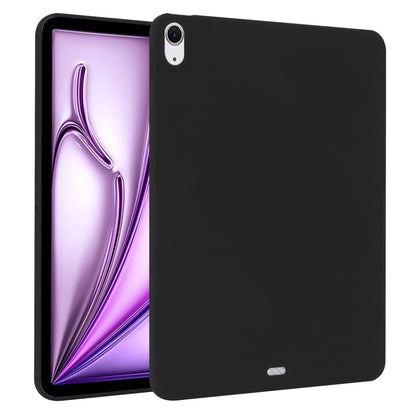 For iPad Air 13 2024 Oil Spray Skin-friendly TPU Tablet Case(Black) - iPad Air 13 2024 Cases by PMC Jewellery | Online Shopping South Africa | PMC Jewellery | Buy Now Pay Later Mobicred