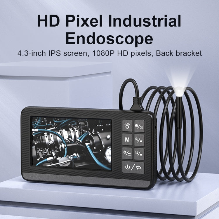 P005 8mm Single Lenses Industrial Pipeline Endoscope with 4.3 inch HD Screen, Spec:3m Tube -  by PMC Jewellery | Online Shopping South Africa | PMC Jewellery | Buy Now Pay Later Mobicred