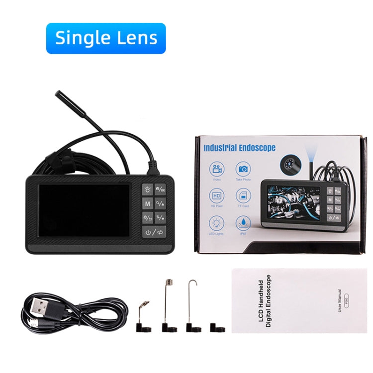 P005 8mm Single Lenses Industrial Pipeline Endoscope with 4.3 inch HD Screen, Spec:3m Tube -  by PMC Jewellery | Online Shopping South Africa | PMC Jewellery | Buy Now Pay Later Mobicred