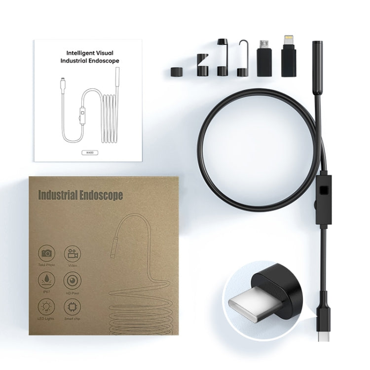 YP105 8mm Lenses 2MP HD Industry Endoscope Support Mobile Phone Direct Connection, Length:1m -  by PMC TechLife | Online Shopping South Africa | PMC TechLife | Buy Now Pay Later Mobicred