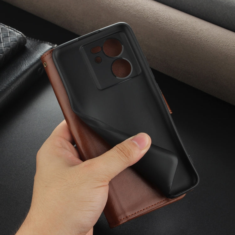 For Xiaomi 13T / Redmi K60 Ultra AZNS Sheepskin Texture Flip Leather Phone Case(Black) - Redmi K60 Ultra Cases by AZNS | Online Shopping South Africa | PMC Jewellery | Buy Now Pay Later Mobicred