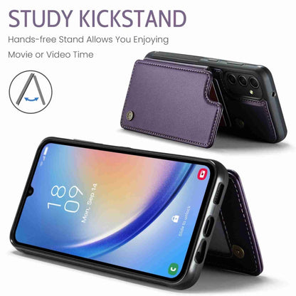 For Samsung Galaxy A54 5G CaseMe C22 Card Slots Holder RFID Anti-theft Phone Case(Purple) - Galaxy Phone Cases by CaseMe | Online Shopping South Africa | PMC Jewellery | Buy Now Pay Later Mobicred