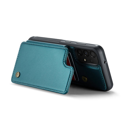 For Samsung Galaxy A33 5G CaseMe C22 Card Slots Holder RFID Anti-theft Phone Case(Blue Green) - Galaxy Phone Cases by CaseMe | Online Shopping South Africa | PMC Jewellery | Buy Now Pay Later Mobicred