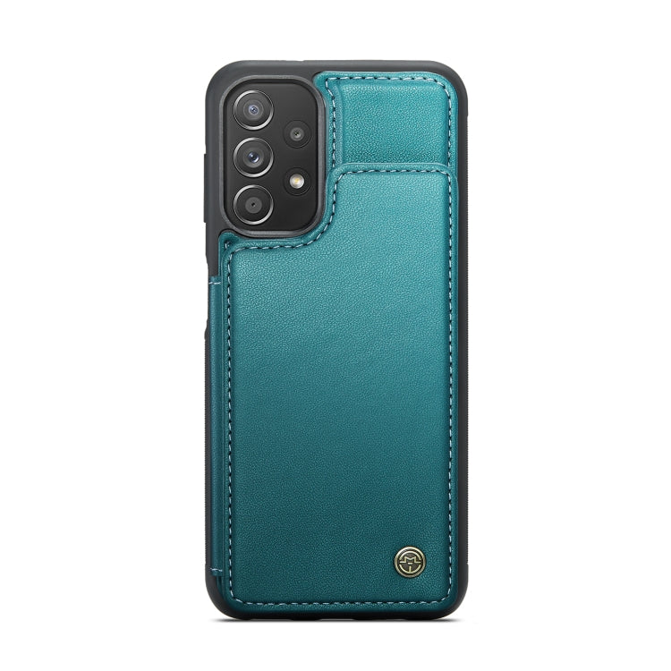 For Samsung Galaxy A52 4G/5G/A52s 5G CaseMe C22 Card Slots Holder RFID Anti-theft Phone Case(Blue Green) - Galaxy Phone Cases by CaseMe | Online Shopping South Africa | PMC Jewellery | Buy Now Pay Later Mobicred