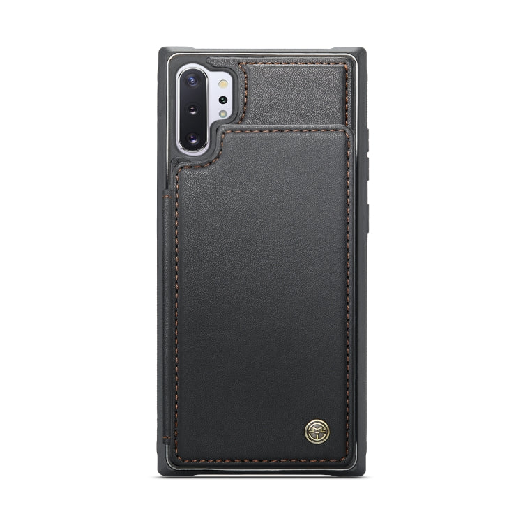 For Samsung Galaxy Note10+ 5G CaseMe C22 Card Slots Holder RFID Anti-theft Phone Case(Black) - Galaxy Phone Cases by CaseMe | Online Shopping South Africa | PMC Jewellery | Buy Now Pay Later Mobicred