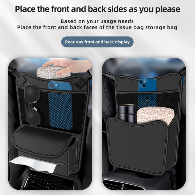 3054 Napa Texture Leather Car Center Console Storage Bag(Black) - Stowing Tidying by PMC TechLife | Online Shopping South Africa | PMC TechLife | Buy Now Pay Later Mobicred