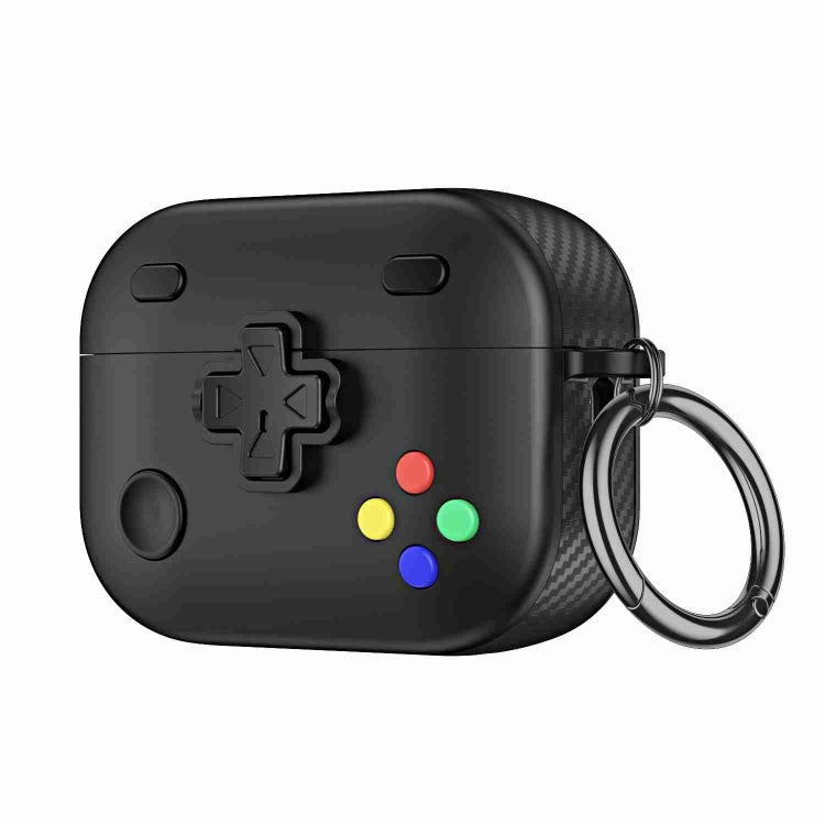 For AirPods Pro Game Console Shape Wireless Earphones Protective Case(Black) - For AirPods Pro by PMC Jewellery | Online Shopping South Africa | PMC Jewellery | Buy Now Pay Later Mobicred