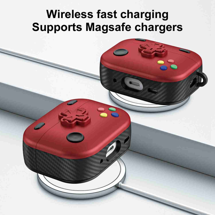 For AirPods 2 / 1 Game Console Shape Wireless Earphones Protective Case(Red) - For AirPods 1/2 by PMC Jewellery | Online Shopping South Africa | PMC Jewellery | Buy Now Pay Later Mobicred