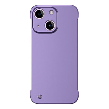 For iPhone 13 Frameless Metallic Paint Hybrid PC Phone Case(Deep Purple) - iPhone 13 Cases by PMC Jewellery | Online Shopping South Africa | PMC Jewellery | Buy Now Pay Later Mobicred