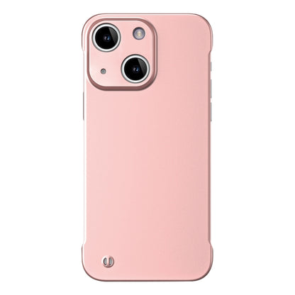 For iPhone 13 mini Frameless Metallic Paint Hybrid PC Phone Case(Rose Gold) - iPhone 13 mini Cases by PMC Jewellery | Online Shopping South Africa | PMC Jewellery | Buy Now Pay Later Mobicred