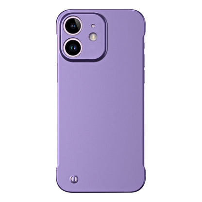 For iPhone 12 mini Frameless Metallic Paint Hybrid PC Phone Case(Deep Purple) - iPhone 12 mini Cases by PMC Jewellery | Online Shopping South Africa | PMC Jewellery | Buy Now Pay Later Mobicred