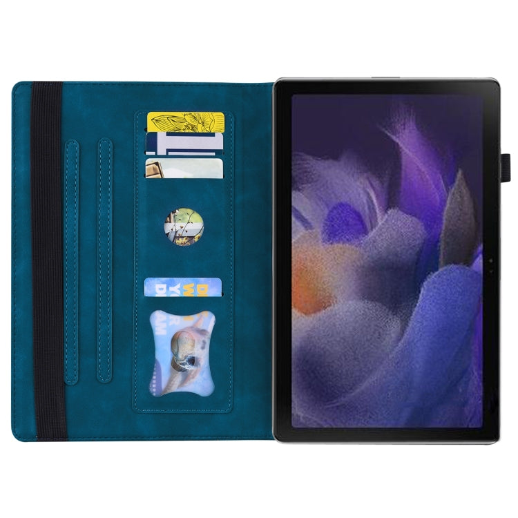 For Lenovo Xiaoxin Pad Pro 12.7 Splicing Shockproof Leather Tablet Case(Blue) - Lenovo by PMC TechLife | Online Shopping South Africa | PMC TechLife | Buy Now Pay Later Mobicred