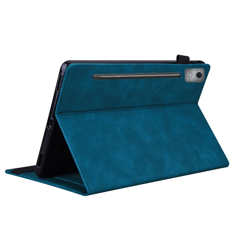 For Lenovo Xiaoxin Pad Pro 12.7 Splicing Shockproof Leather Tablet Case(Blue) - Lenovo by PMC TechLife | Online Shopping South Africa | PMC TechLife | Buy Now Pay Later Mobicred