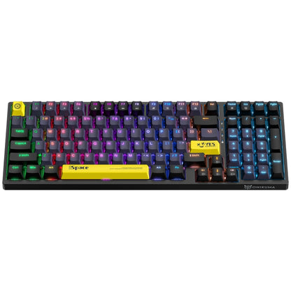 ONIKUMA G38 98 Keys RGB Lighting Wired Mechanical Keyboard, Type:Brown Switch(Black) - Wired Keyboard by ONIKUMA | Online Shopping South Africa | PMC Jewellery | Buy Now Pay Later Mobicred