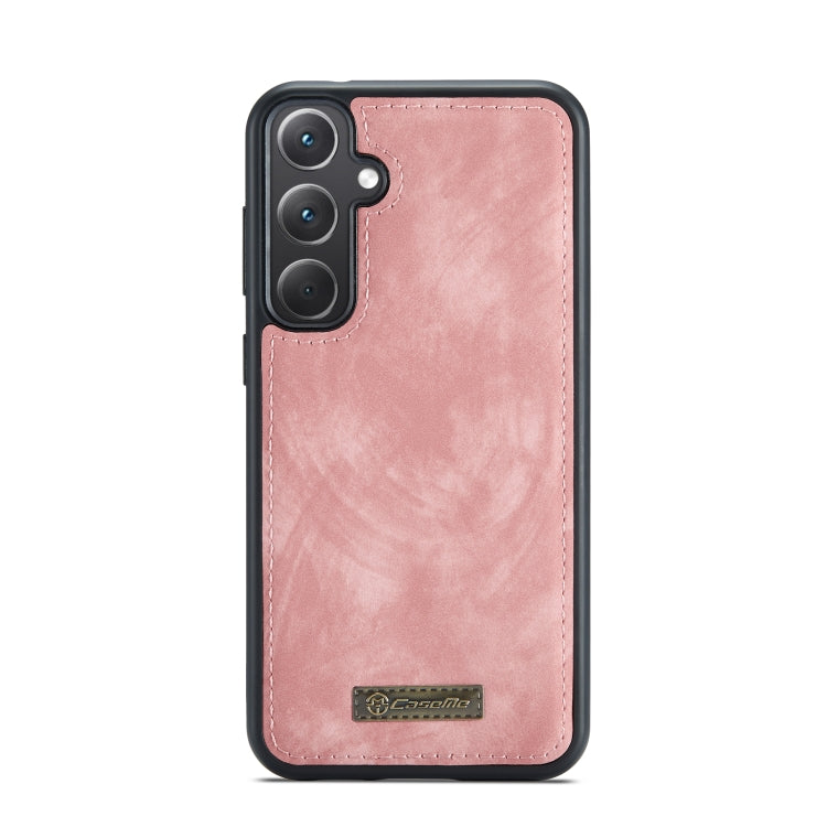 For Samsung Galaxy A35 5G CaseMe 008 Multifunctional Zipper Wallet Leather Phone Case with Lanyard(Pink) - Galaxy Phone Cases by CaseMe | Online Shopping South Africa | PMC Jewellery | Buy Now Pay Later Mobicred