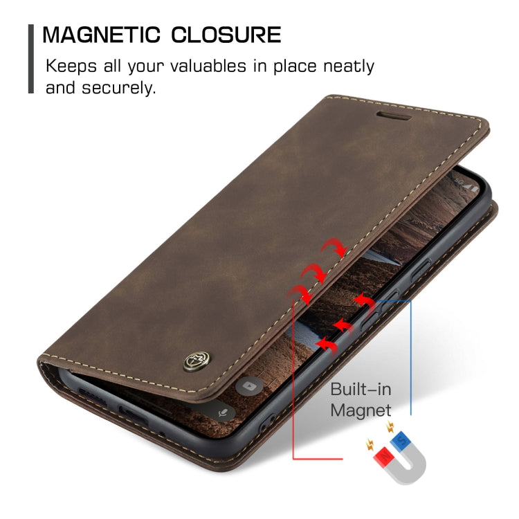 For Google Pixel 9 Pro XL CaseMe 013 Multifunctional Horizontal Flip Leather Phone Case(Coffee) - Google Cases by CaseMe | Online Shopping South Africa | PMC Jewellery | Buy Now Pay Later Mobicred