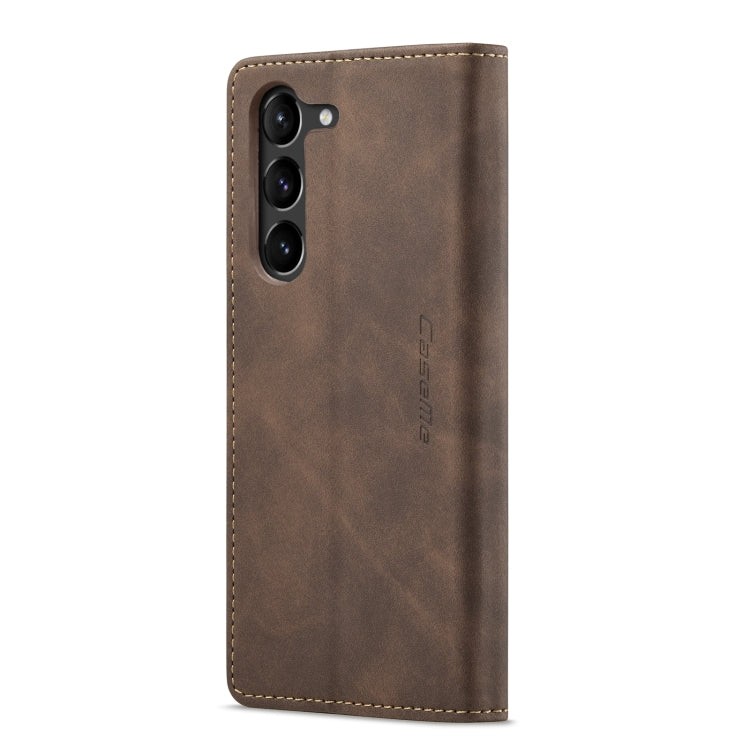 For Samsung Galaxy S24 5G CaseMe 013 Multifunctional Horizontal Flip Leather Phone Case(Coffee) - Galaxy S24 5G Cases by CaseMe | Online Shopping South Africa | PMC Jewellery | Buy Now Pay Later Mobicred