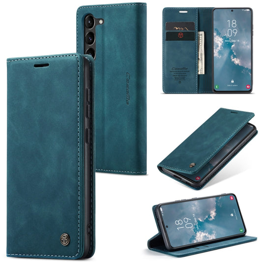 For Samsung Galaxy S24 5G CaseMe 013 Multifunctional Horizontal Flip Leather Phone Case(Blue) - Galaxy S24 5G Cases by CaseMe | Online Shopping South Africa | PMC Jewellery | Buy Now Pay Later Mobicred