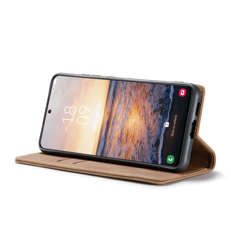 For Samsung Galaxy S24 5G CaseMe 013 Multifunctional Horizontal Flip Leather Phone Case(Brown) - Galaxy S24 5G Cases by CaseMe | Online Shopping South Africa | PMC Jewellery | Buy Now Pay Later Mobicred