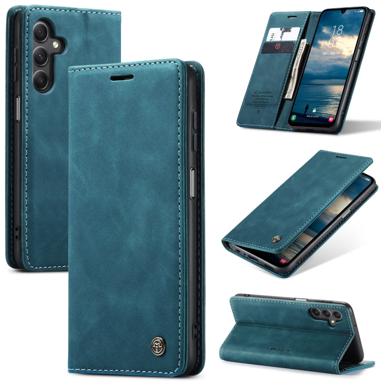 For Samsung Galaxy A25 5G CaseMe 013 Multifunctional Horizontal Flip Leather Phone Case(Blue) - Galaxy Phone Cases by CaseMe | Online Shopping South Africa | PMC Jewellery | Buy Now Pay Later Mobicred