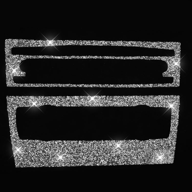 For BMW 3 Series E90 / E92 2005-2012 Car Aircondition CD Control Panel Basic Diamond Decorative Sticker - Car Interior Mouldings by PMC TechLife | Online Shopping South Africa | PMC TechLife | Buy Now Pay Later Mobicred
