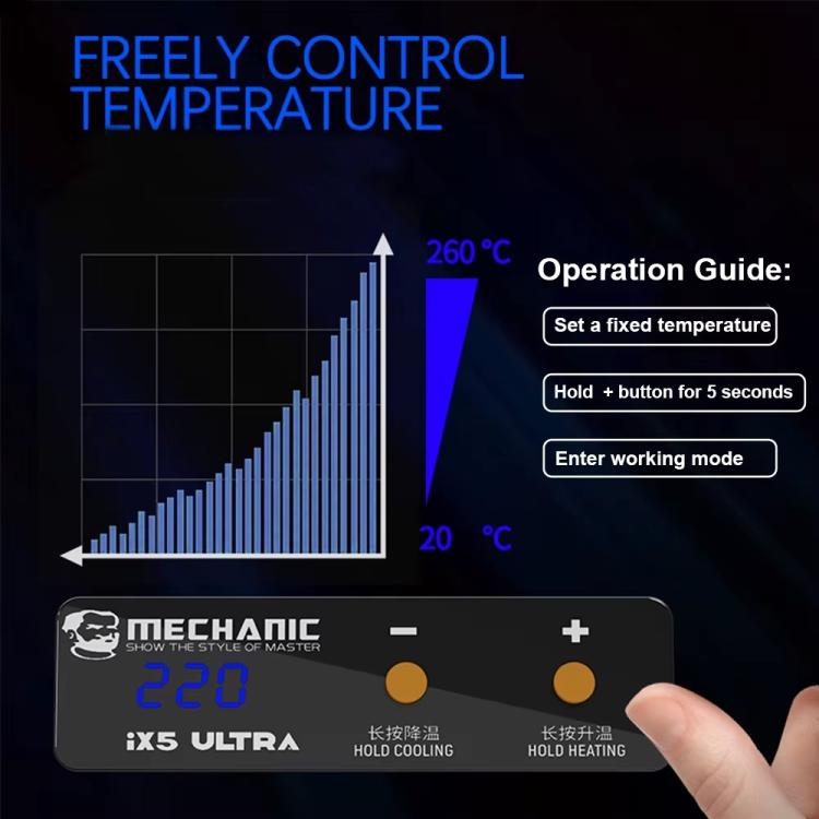 Mechanical IX5 Ultra Universal Preheating Platform for Motherboard Repair, Plug:US - free shipping - PMC TechLife - Order now!
