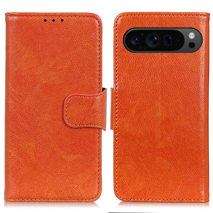 For Google Pixel 9 Pro Nappa Texture Horizontal Flip Leather Phone Case(Orange) - Google Cases by PMC Jewellery | Online Shopping South Africa | PMC Jewellery | Buy Now Pay Later Mobicred