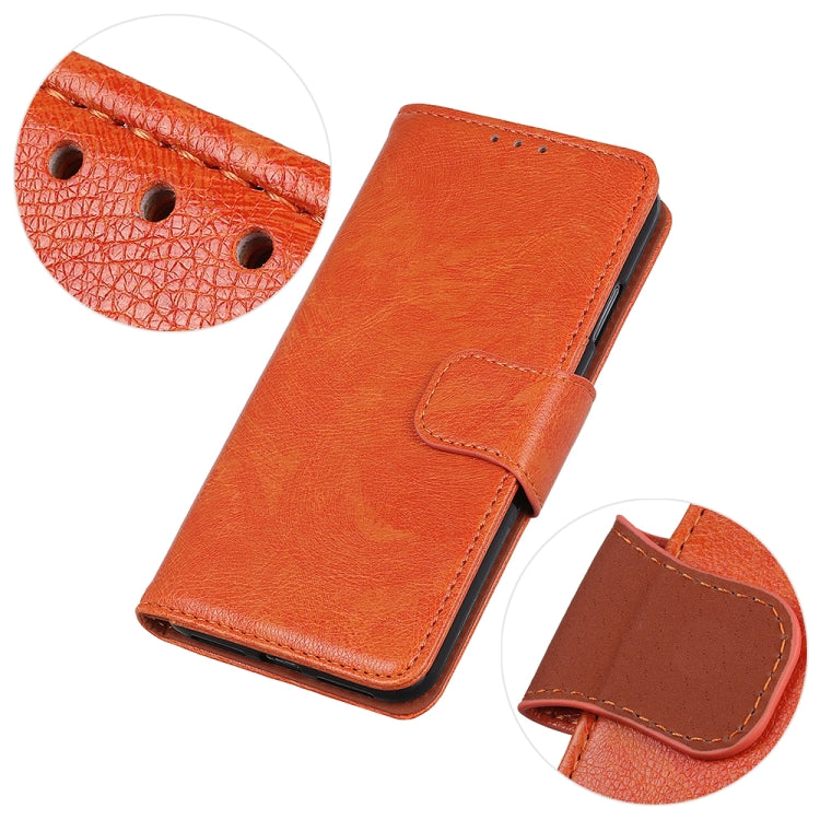 For Google Pixel 9 Pro Nappa Texture Horizontal Flip Leather Phone Case(Orange) - Google Cases by PMC Jewellery | Online Shopping South Africa | PMC Jewellery | Buy Now Pay Later Mobicred