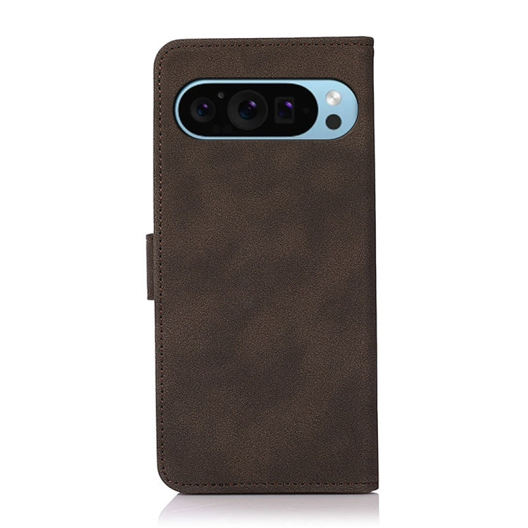 For Google Pixel 9 KHAZNEH Matte Texture Leather Phone Case(Brown) - Google Cases by PMC Jewellery | Online Shopping South Africa | PMC Jewellery | Buy Now Pay Later Mobicred