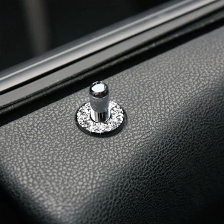 For Dodge Charger 2011-2014 Car Door Lock Ring Diamond Decorative Sticker, Left-hand Drive - Car Interior Mouldings by PMC TechLife | Online Shopping South Africa | PMC TechLife | Buy Now Pay Later Mobicred