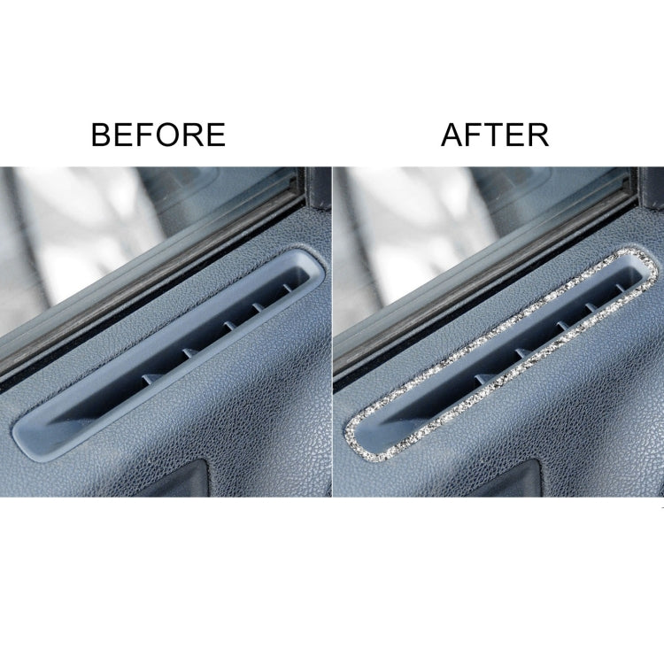 For Dodge Charger 2011-2014 Car Window Defogger Air Vent Diamond Decorative Sticker, Left-hand Drive - Car Interior Mouldings by PMC TechLife | Online Shopping South Africa | PMC TechLife | Buy Now Pay Later Mobicred
