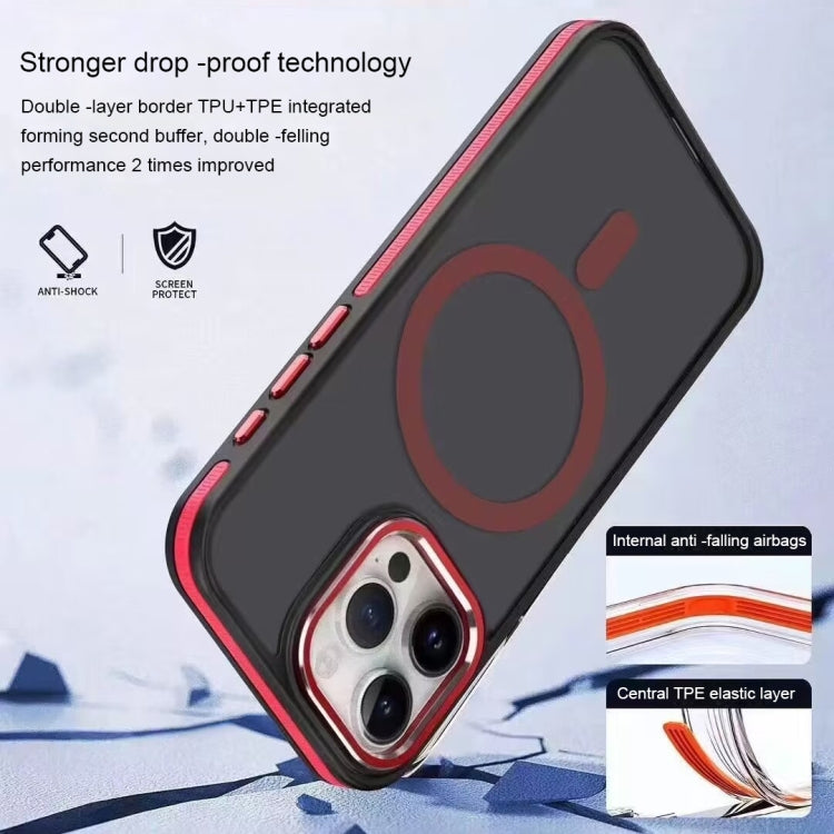 For iPhone 14 Plus Two-color Frosted MagSafe Magnetic Phone Case(Grey) - iPhone 14 Plus Cases by PMC TechLife | Online Shopping South Africa | PMC TechLife