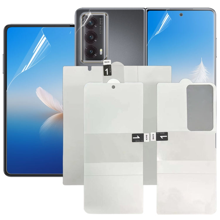 For Honor Magic Vs2 / V2 3 in 1 Full Screen Protector Explosion-proof Hydrogel Film - Honor Tempered Glass by PMC TechLife | Online Shopping South Africa | PMC TechLife